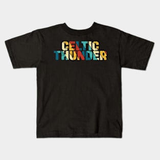 Retro Color - Celtic Thunder Kids T-Shirt